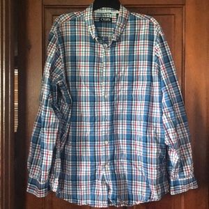 Chaps men’s long sleeve button down dress shirt